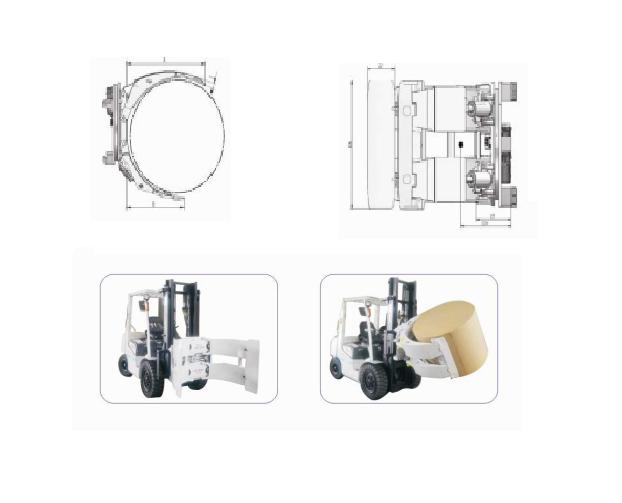 2Ton Paper Roll Clamp For Forklift