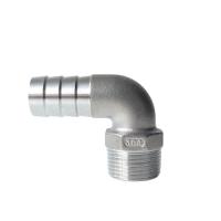 Buy cheap 304 Stainless Steel Casting Parts Pagoda Joint Male 90 Elbow For Pipe Fittings product