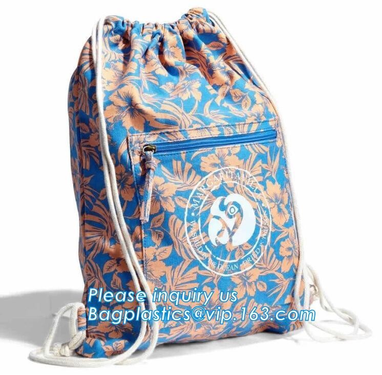Recycled foldable polyester bag,Custom logo printed basketball backpack 210D polyester printing drawstring bag bagease
