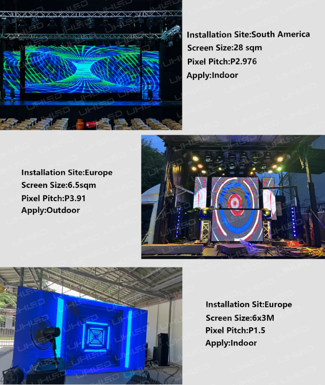 Full Color P3.91 Stage LED Display Screen Portable Rental LED Video Wall Panel for Stage Advertising