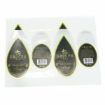 Pattern Printing Wine Sticker Labels 0.13mm Self Adhesive Wine Bottle Labels