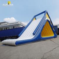 Buy cheap Outdoor Party Inflatable Water Toys Floating Water Slide Climbing Wall Tower For product