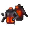 Buy cheap Winter Electric Heated Jacket Carbon Fiber Softshell Waterproof Down Jacket With Hoodie from wholesalers