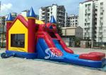 Outdoor ancient castle inflatable water bounce house with pool for kids summer