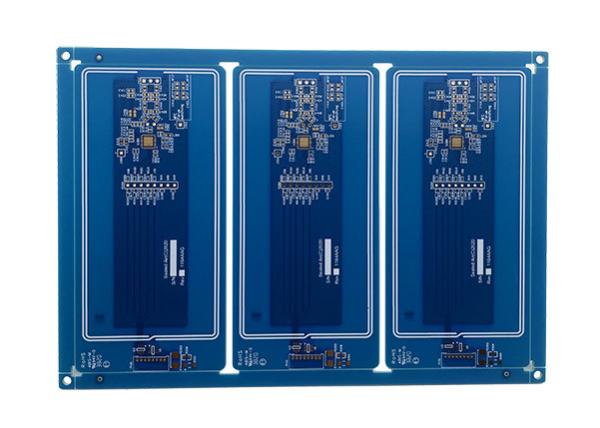 Buy cheap FR-4 CEM-1 Single Sided Circuit Board LPI Blue Soldermask from wholesalers
