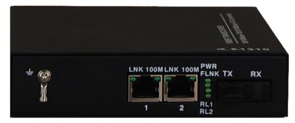 Quality 10/100/1000M Ethernet 2 Lan port Dual Fiber Media Converter for sale