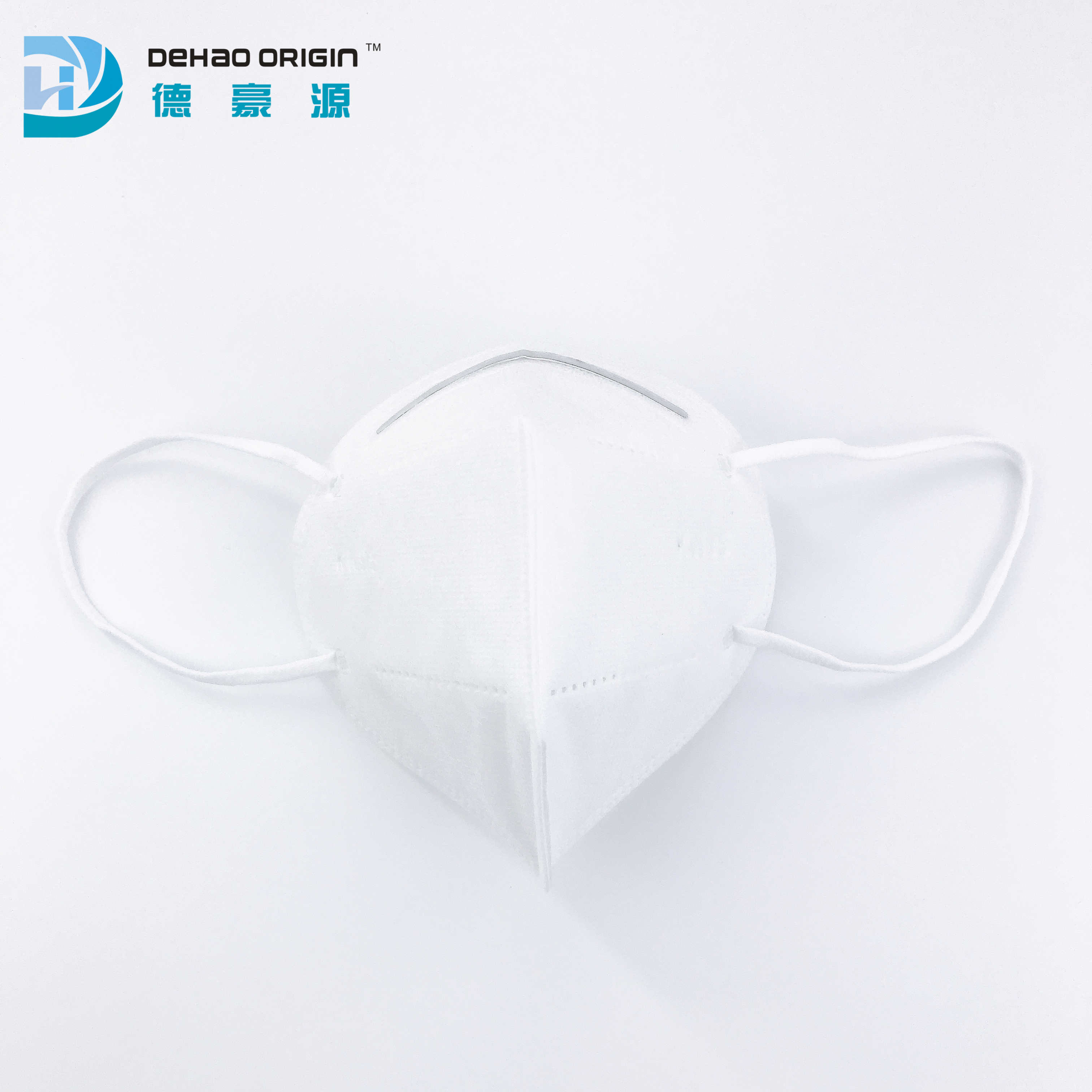 Non Irritating 5 PLY White Dustproof KN95 Face Mask
