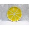 Buy cheap Lovely Ceramic Serving Platter Hand Painted Lemon Dinner Plates Dolomite For Children from wholesalers