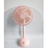 Buy cheap Pink Portable DC Rechargeable Fan , 6 Inch Mini Usb Hand Fan Low Noise from wholesalers