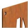 Buy cheap Customized Corten Steel Metal Room Dividers Partitions Home Living from wholesalers