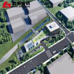 Good Stability Steel Shed Office High Rise Frame Metal Building
