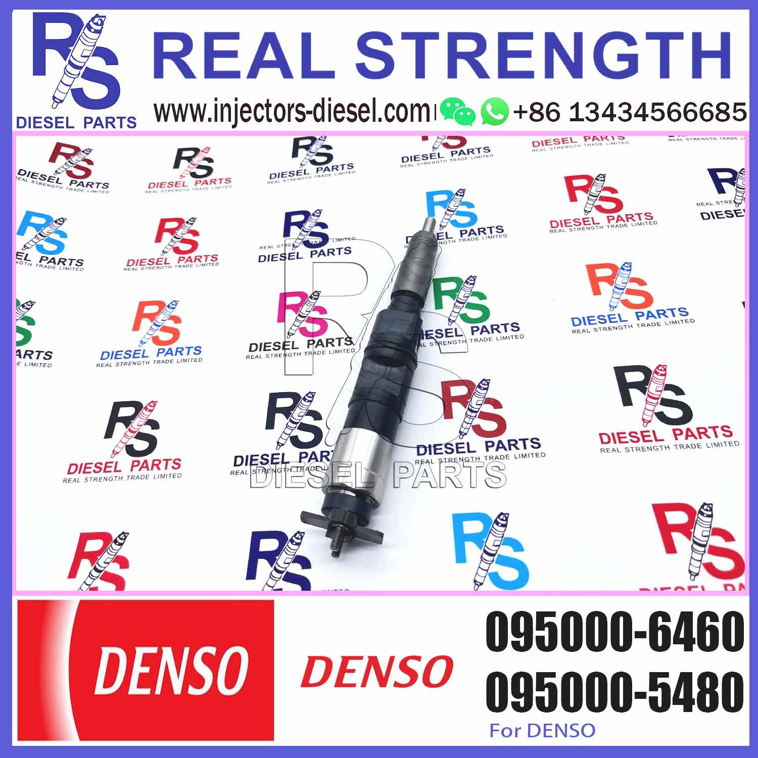 Diesel Fuel Common Rail Injector 095000-5480 For JOHN DEERE Tractor 6045 RE520240 RE520333