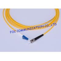 Buy cheap Flame Resistant SM Fiber Optic Patch Cord G.652D LC-ST Simplex and Duplex product