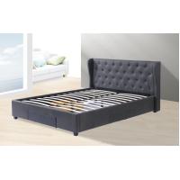 Buy cheap Minimalist 160*200cm King Size Platform Bed Frame Four Drawers product