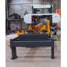 Buy cheap Center Wheel Design Wood Saw Machines Hydraulic Automatic Horizontal Band Sawmill from wholesalers
