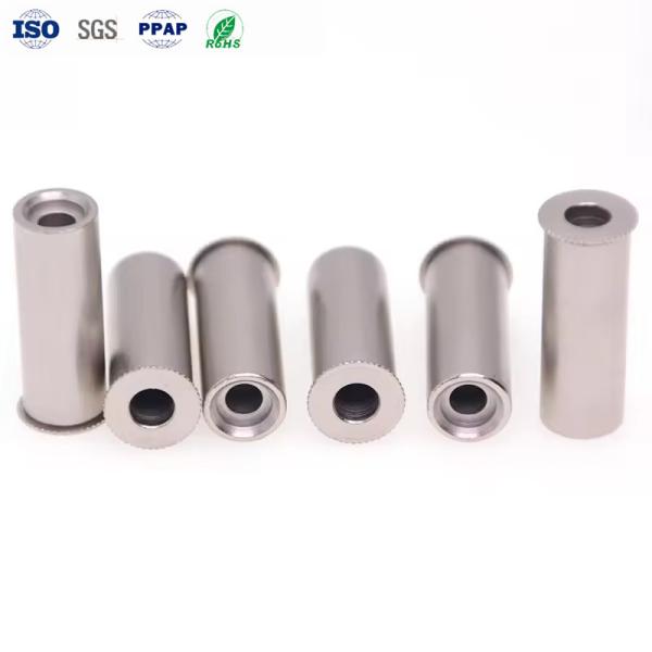 Buy cheap Stainless Steel Passivation Knurl Bearing Puller Customized Self Aligning Ball Sleeve Bearing from wholesalers