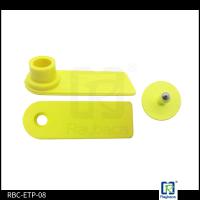 Buy cheap Yellow color TPU material Sheep Cow Horse RFID Animal Ear Tags , Large Animal product