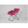 Buy cheap Kids Rose Red Leisure Metal Folding Chairs With Heavy Duty Polyester Fabric from wholesalers