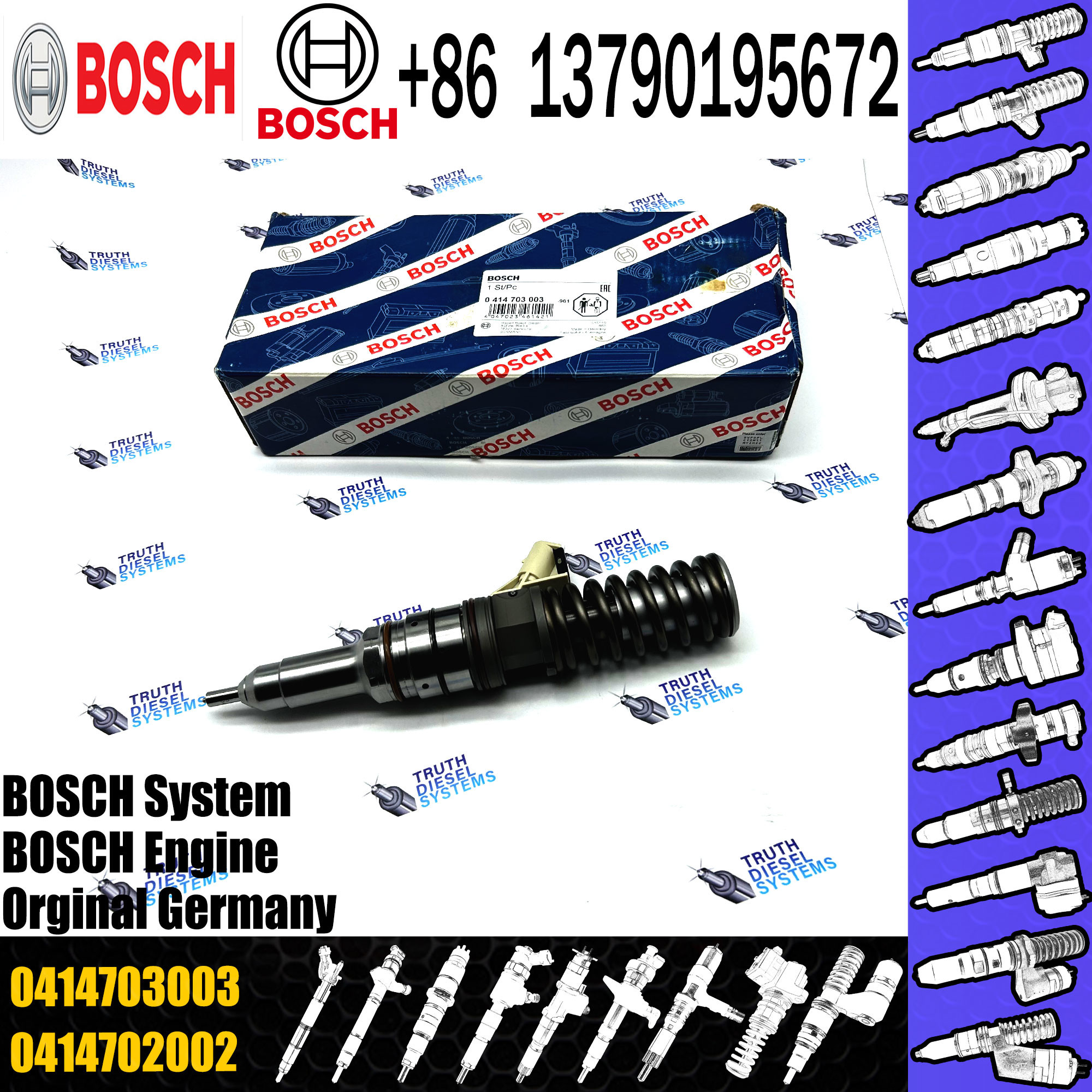 Fuel Injector Assembly 0414701013 0414701083 0414701052 0414703003
