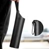 Buy cheap Black PU Leather Champagne Bottle Sleeves With Strap from wholesalers