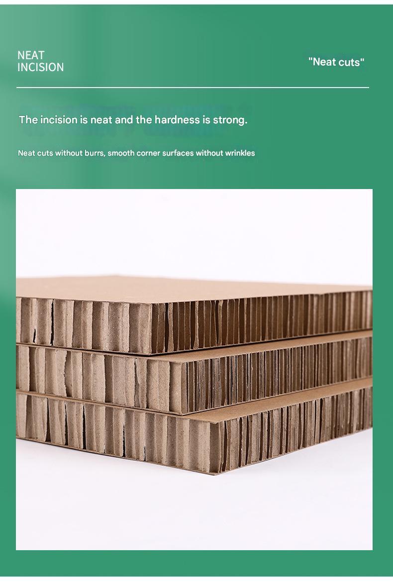 Honeycomb Cardboard Lined Carton Board Thick Paper Display Hollow Paper Cushion Honeycomb Board
