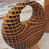 Buy cheap Orb Shape Corten Steel Garden Sculpture Artwork Three Dimensional from wholesalers