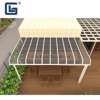 Buy cheap Anti UV Polycarbonate Lean To Canopy Outdoor Metal Awnings For Commercial product