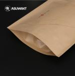 150 Mic Three Side Seal k Kraft Paper Packaging Bags