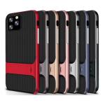 Foldable Finger Grip Phone Case High Clear Shock Absorption Dual Layer