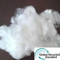 Buy cheap 64mm Recycled Polyester Staple Fiber 1.5D Non Silicon Fiber product