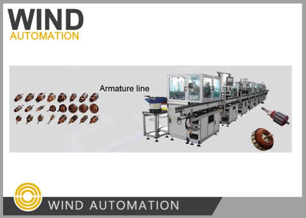 Buy cheap CE Armature Winding Machine Dc Commutator Motor Fully Automatic Production Line from wholesalers