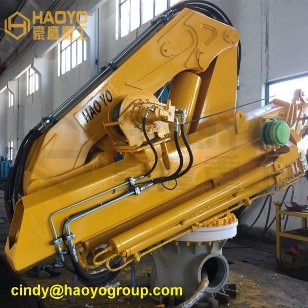 Buy cheap Telescopic Knuckle Boom Types of Vessel Crane Offshore Marine Ship Deck Crane from wholesalers