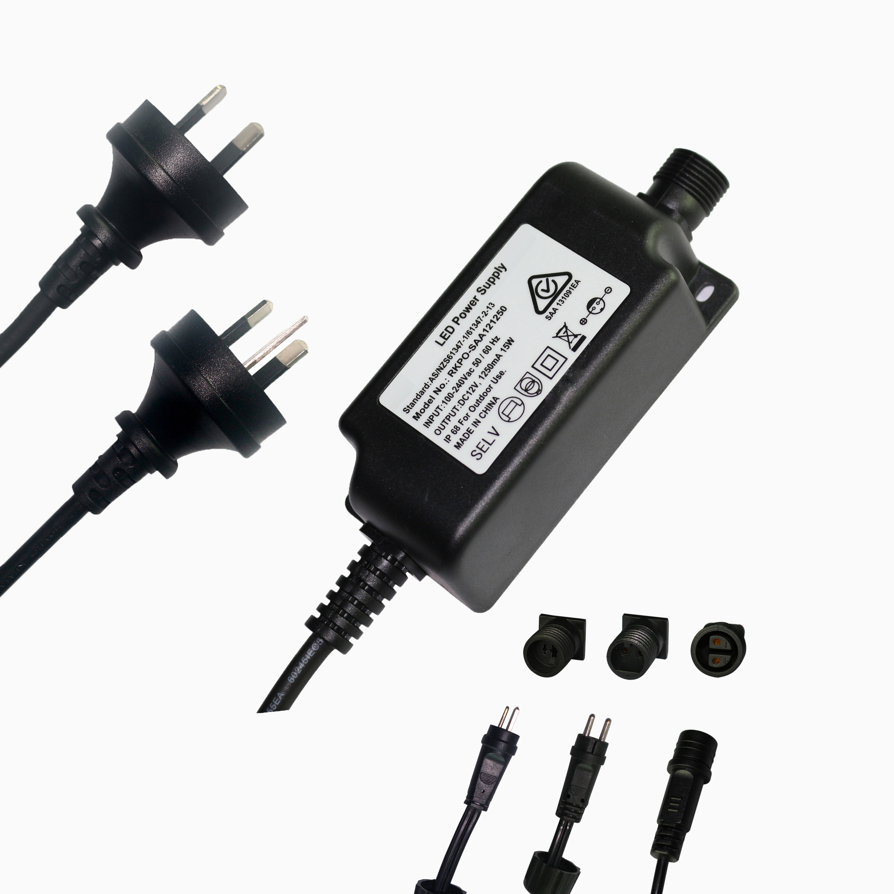 Ac110~240V input,12Vdc 36W 40W IP68 Waterproof Transformer for gardon lights,outdoor power supply