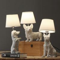 Buy cheap Danish Designer Table Lamp Resin Pet Dog Table Lamps For Living Room Bedroom product