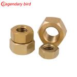 Buy cheap DIN 934 M3 M4 Hex Brass Copper Insert Thread Drive Locking Nut from wholesalers