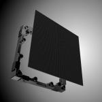 Front Service 320*320mm Smart Outdoor LED Display Module with Integrated Power