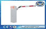 LED White Automatic Barrier Gate Non Welding For Commercial Parking System