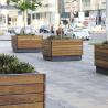 Buy cheap Powder Coated 1030L*1030W*1000H Mm Garden Metal Flower Pots from wholesalers