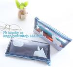 vinyl slider bags/ PVC EVA zipper bag, vinyl toiletry zipper bag pvc slider bag