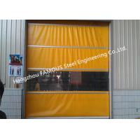 Buy cheap PVC High Speed Fabric Rolling Doors Hard Metal Frame Quick Response Doors product