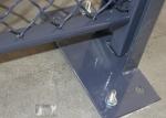 Commercial Wire Mesh Partition Panels Full Height Wire Cage Door 230 Lbs Weight