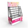 Buy cheap Supermarket Point Of Sales Displays Candy Display Shelving Metal Custom Logo from wholesalers