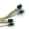 Buy cheap 18AWG Wire Harness Assembly 8 Pin Female To Dual 8 Pin Male PCI Express Adapter Cable from wholesalers
