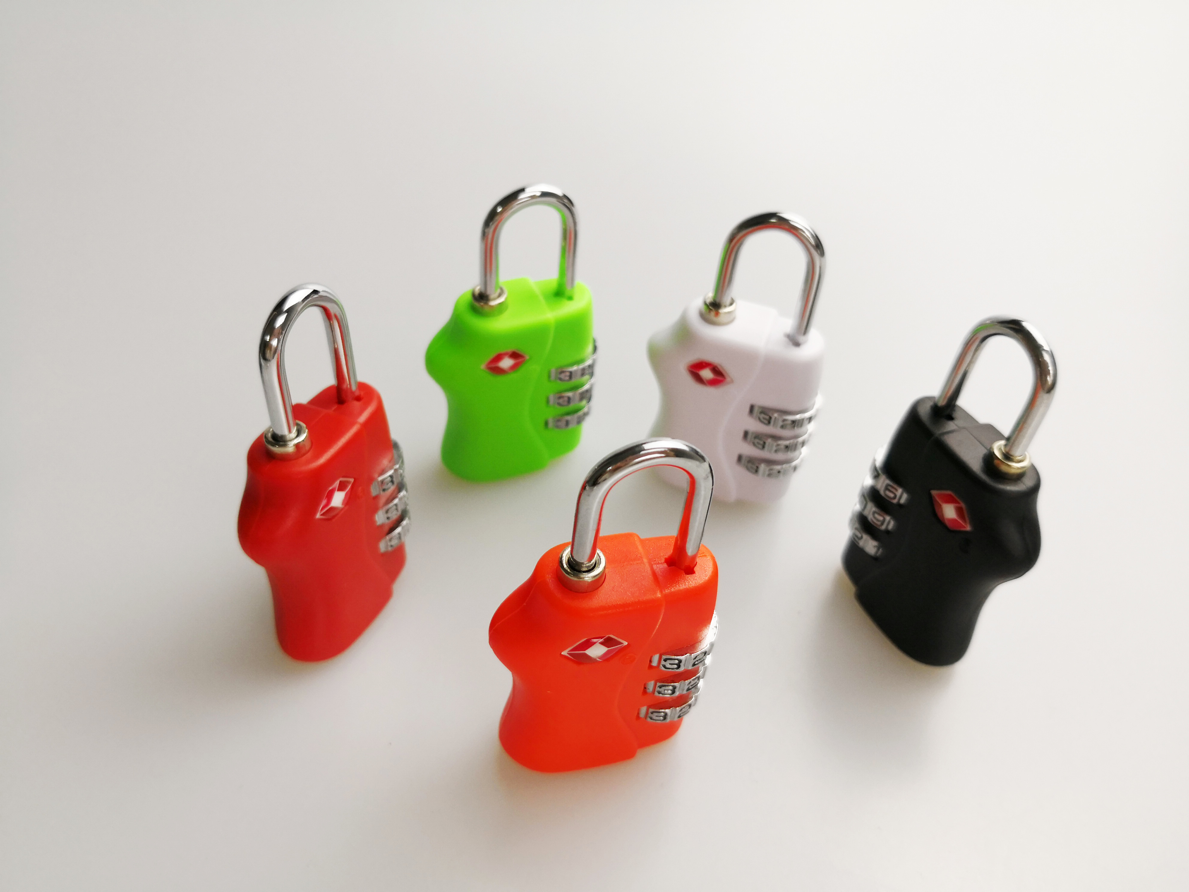 Heart Shape TSA Recognized Locks , Authorised PC Travel Combination Padlock For Suitcase