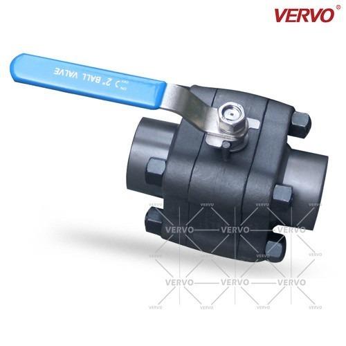 Buy cheap DN50 3pcs 2" 800LB Full Bore And Reduced Bore Ball Valve SW ASTM A105N Forging Steel from wholesalers
