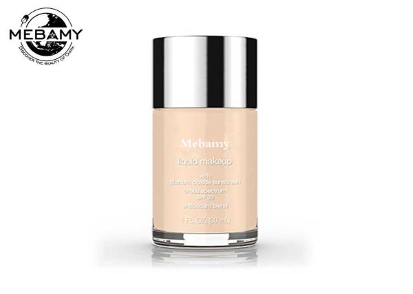 Buy cheap Organic Liquid Mmineral Makeup Foundation Broad Spectrum Spf 20 30 Buff 1 Oz from wholesalers