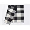 Buy cheap 60*90 Cm Cotton And Linen Black And White Plaid Mat , Woven Outdoor Porch Mats from wholesalers
