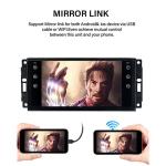 Steering Wheel Control 7-Inch Multimedia Car Radio Stereo for Jeep Cherokee 2007