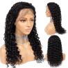 Buy cheap Black Deep Wave 18" 13x6 Lace Front Wig 250 Density from wholesalers
