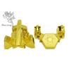 Buy cheap Casket Corner Iron Tubes Parts Of Coffin Plastic Gold Color from wholesalers